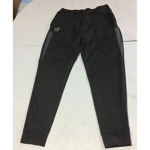 Men's Zenwill Tapered Workout Running Pants Joggers Size Large Black